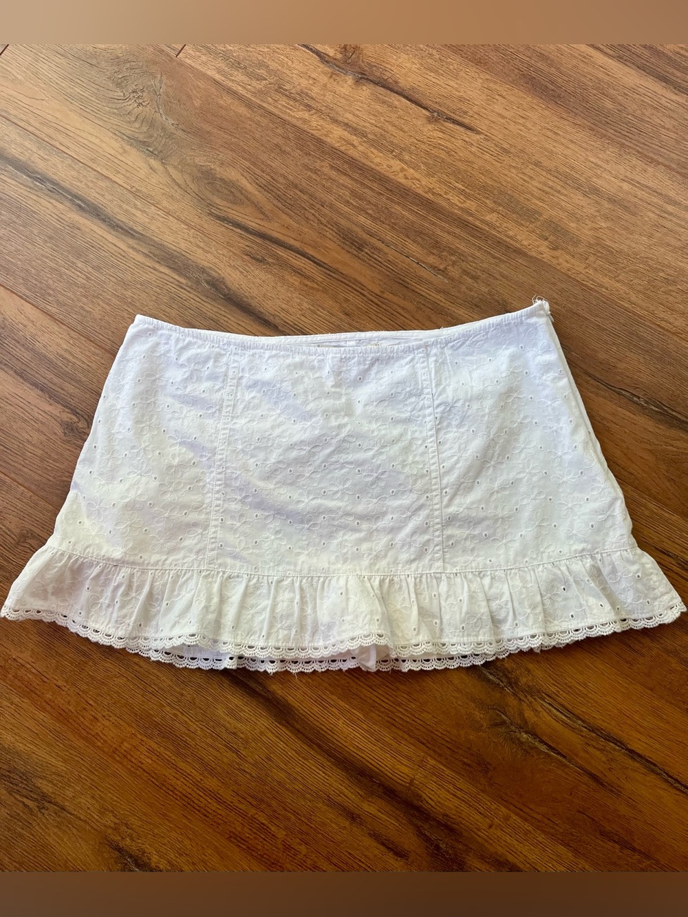 Urban Outfitters White Eyelet Skirt